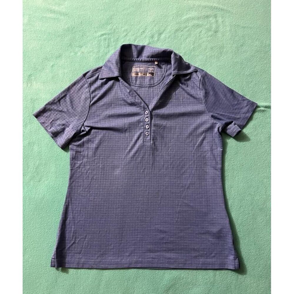 Blue Cutter & Buck Women's Polo Golf Shirt Size Small CB DryTec Luxe